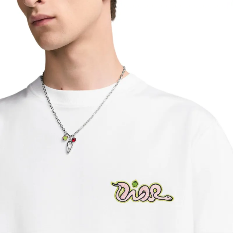 DIOR T Shirts Men White-4