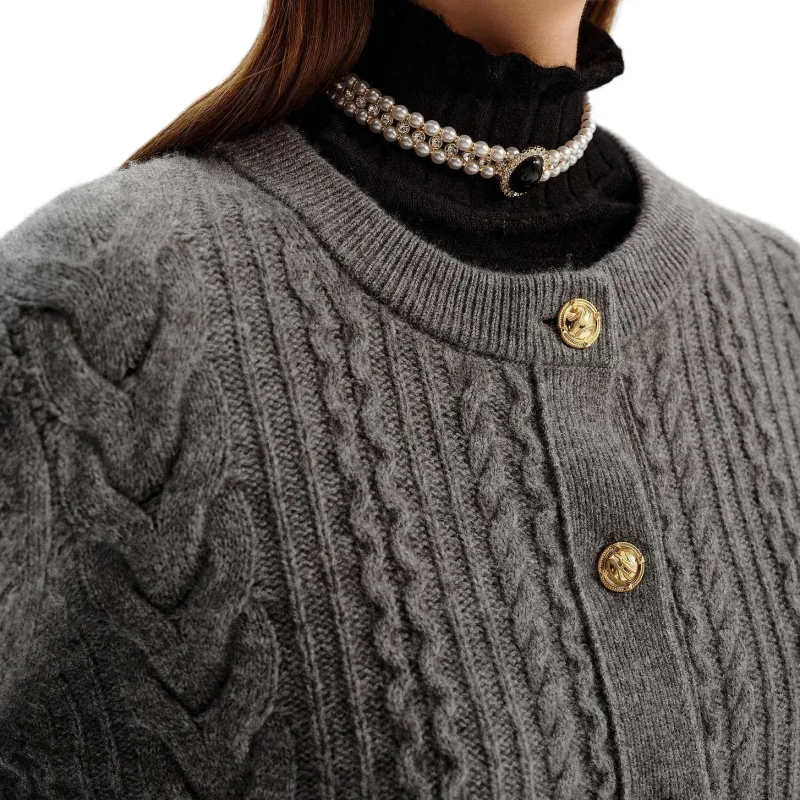 KARL LAGERFELD FW24 Sweater Women's Gray-4