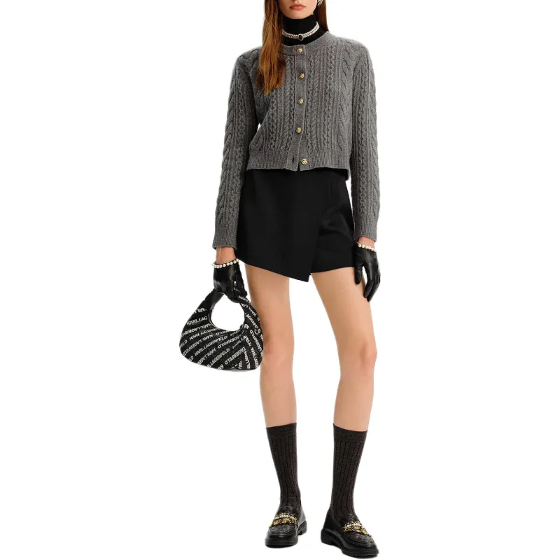 KARL LAGERFELD FW24 Sweater Women's Gray-2