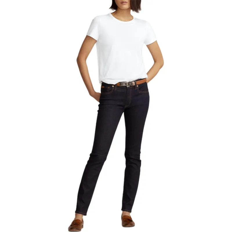 Ralph Lauren Collection Logo embroidered Cotton T shirt-1