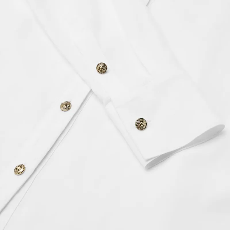 VERSACE Off shoulder Blouse-2