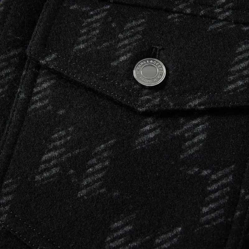 KARL LAGERFELD FW24 Jackets & Coats Men's Black-3
