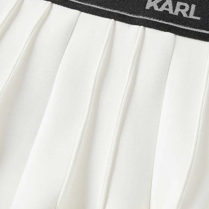 KARL LAGERFELD FW24 Casual Short Skirts Women's Beige-2