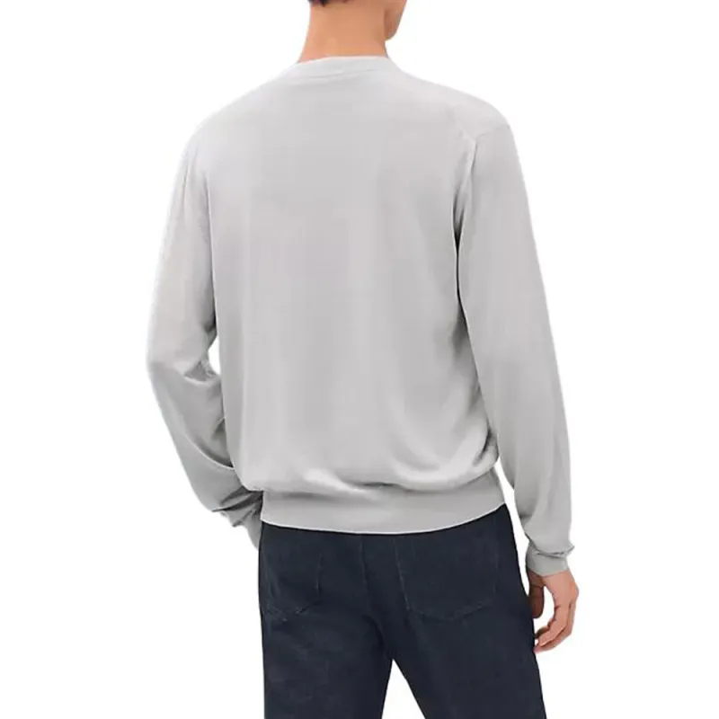 HERMES FW24 Sweater Men's White Gray-2