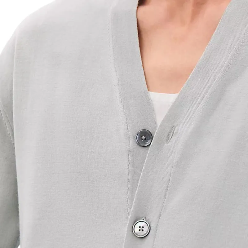 HERMES FW24 Sweater Men's White Gray-4