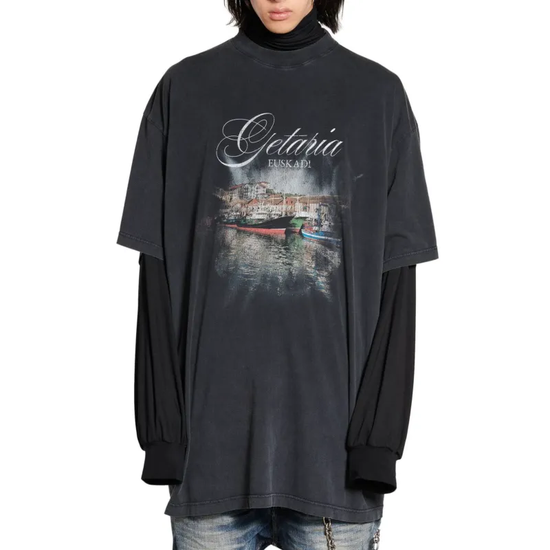 Balenciaga Oversize Fit Getaria T Shirt-2