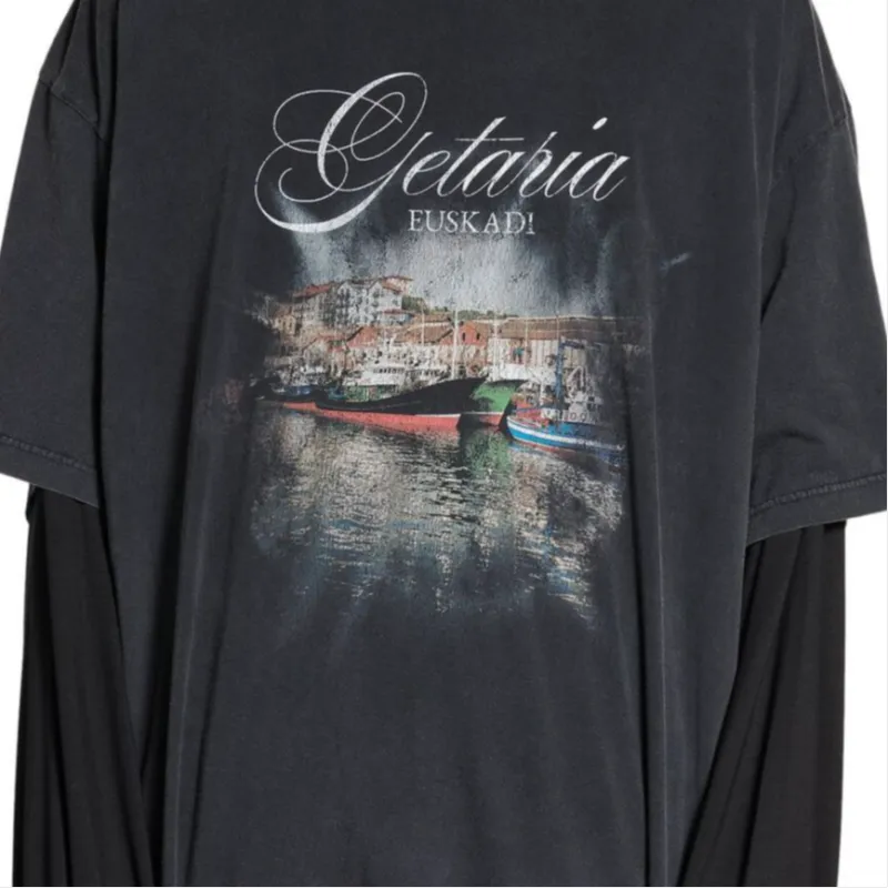 Balenciaga Oversize Fit Getaria T Shirt-6