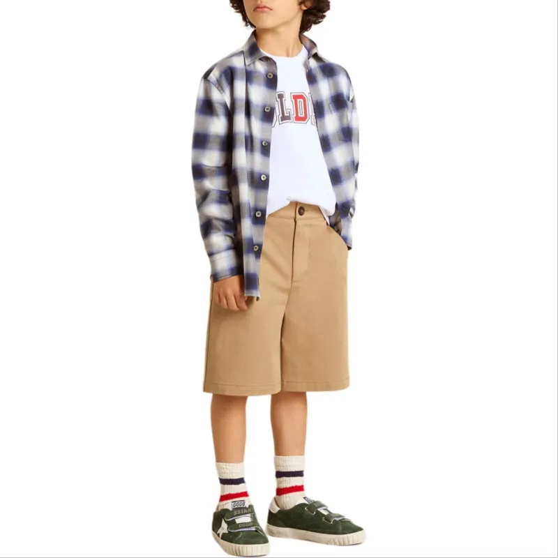 Golden Goose Logo Embroidered Shorts-1
