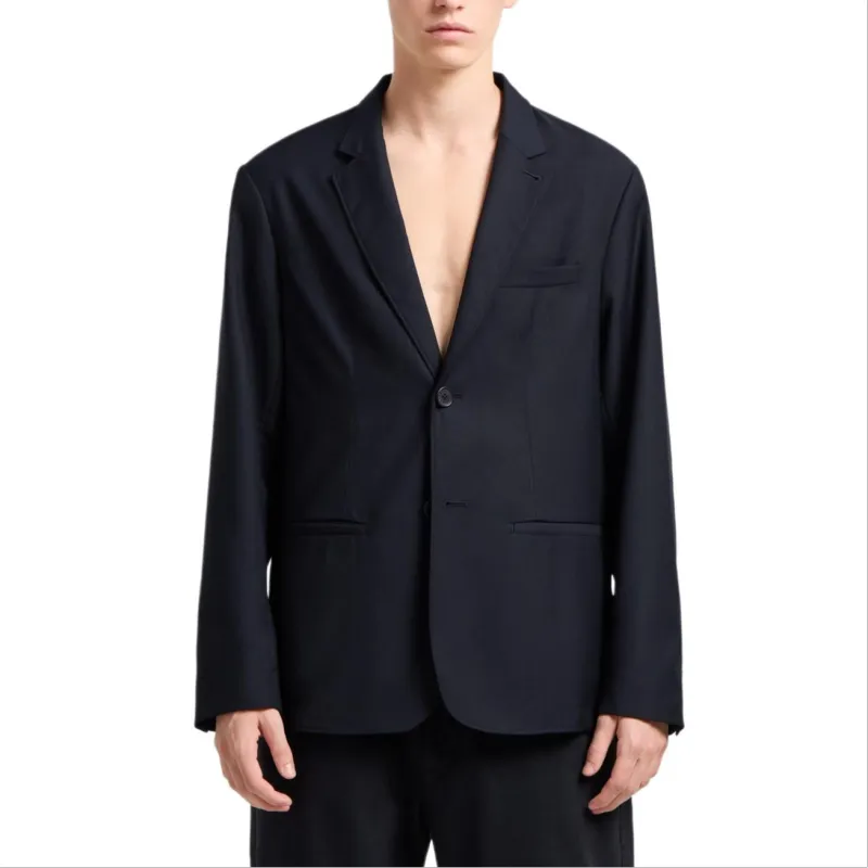 ARMANI EXCHANGEAE Business Suit Coat Men's Marine Blue-1