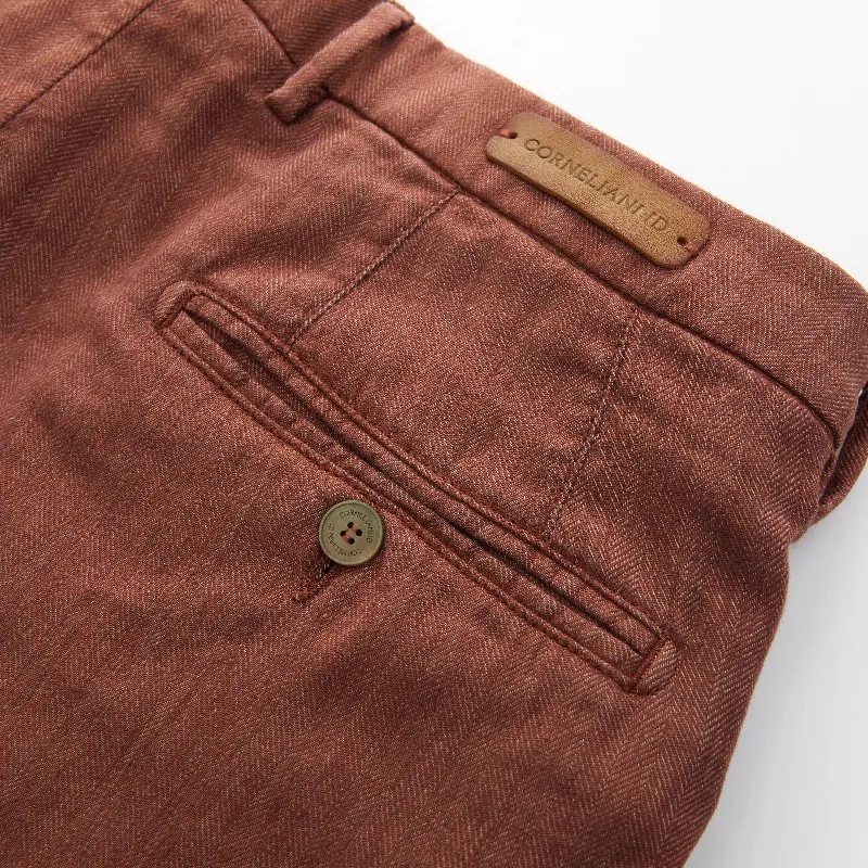 CORNELIANI Casual Shorts Men's Dark Red-5