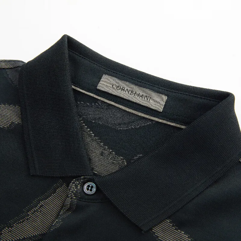 CORNELIANI Polo Shirt Men's Black-4
