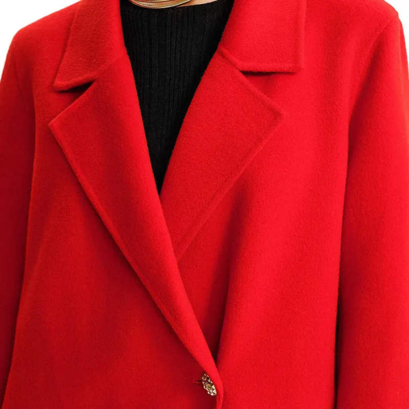 KARL LAGERFELD FW24 Coats Women's Red-2