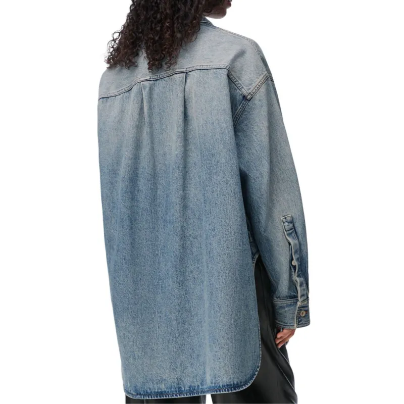 LOEWE Overshirt 'Washed Denim'-3