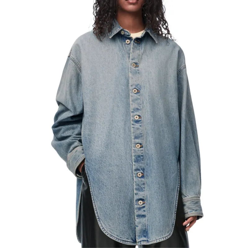 LOEWE Overshirt 'Washed Denim'-2