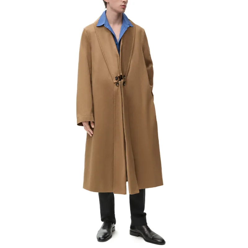 LOEWE Coats Men Khaki-1