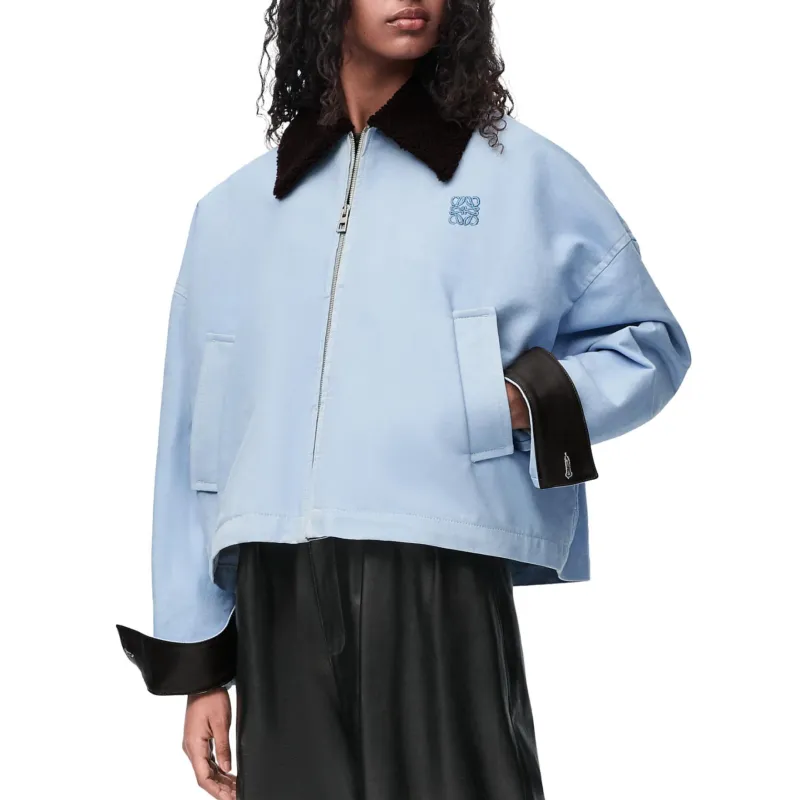 LOEWE Anagram SS25 Women's Pre Selection Collection Jackets & Coats Women's Blue-2