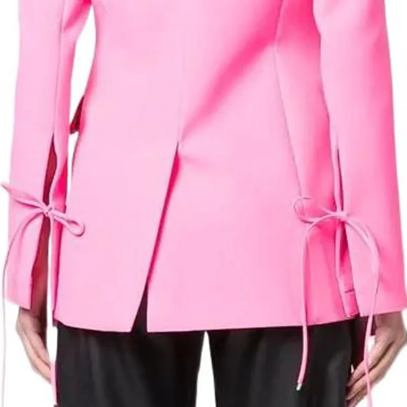 Blumarine Tie Detailed Jackets-4