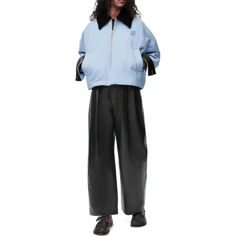 LOEWE Anagram SS25 Women's Pre Selection Collection Jackets & Coats Women's Blue-1