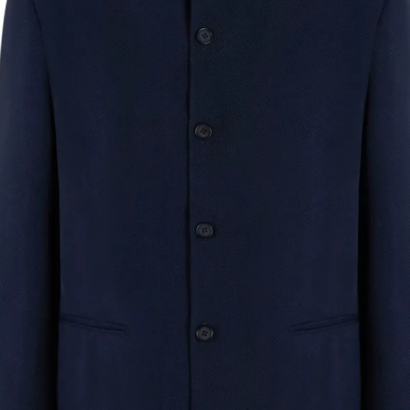 GIORGIO ARMANI Single breasted Jacket In Cupro And Viscose-1