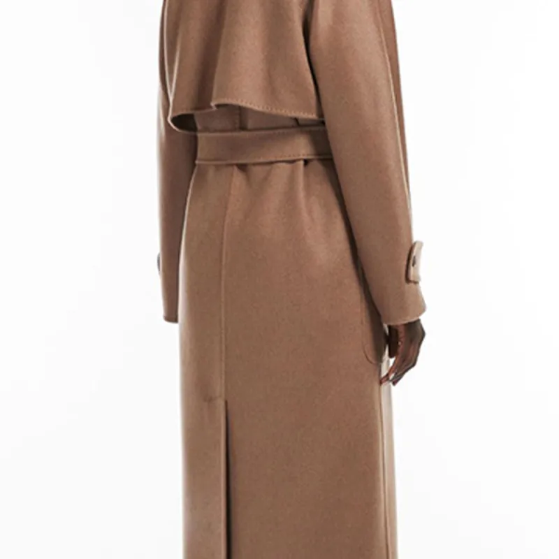 MaxMara Velvet feel Coat Women's Brown-4