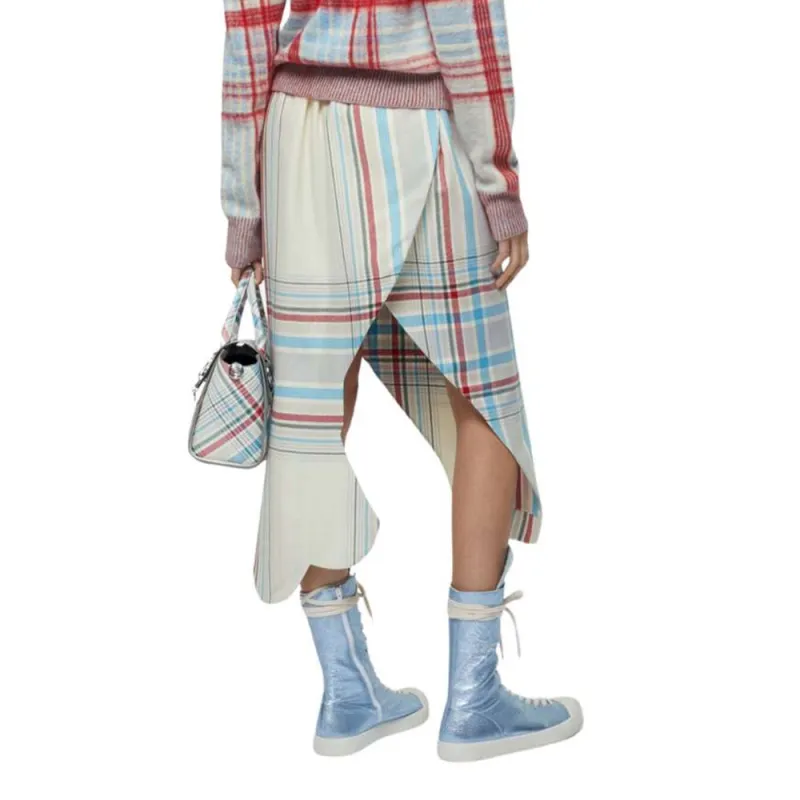 Vivienne Westwood Casual Long Skirt Women's White-4