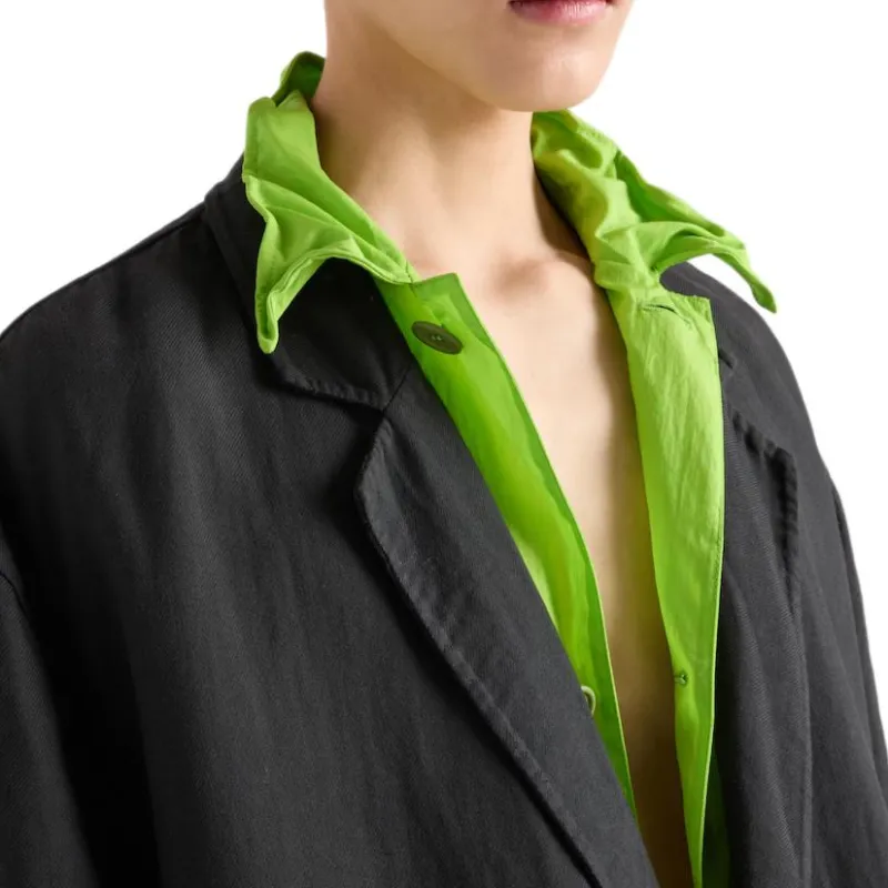 PRADA Coats Men Green-3