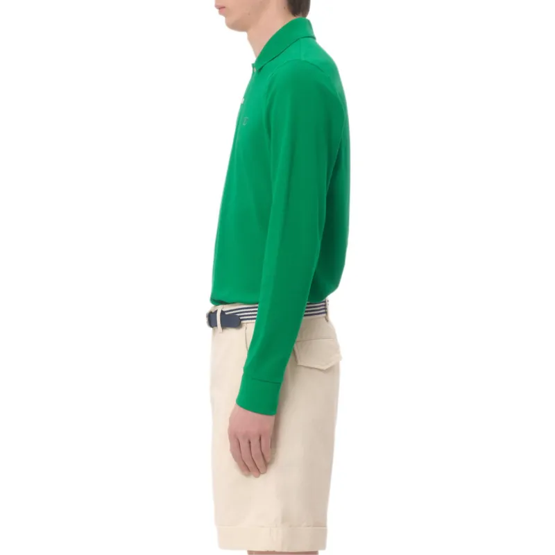 Valentino SS25 Polo Shirt Men's Green-4