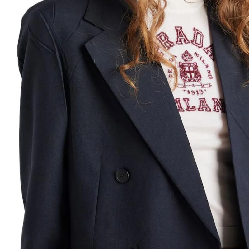 PRADA SS25 Jackets & Coats Women's Blue-5