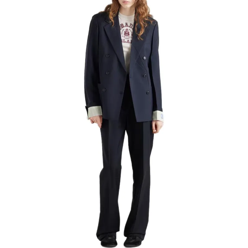 PRADA SS25 Jackets & Coats Women's Blue-1