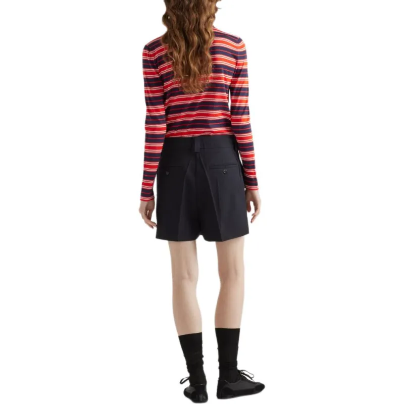 PRADA SS25 Spring Summer Women's Apparel Collection Polo Shirt Women's Red-2