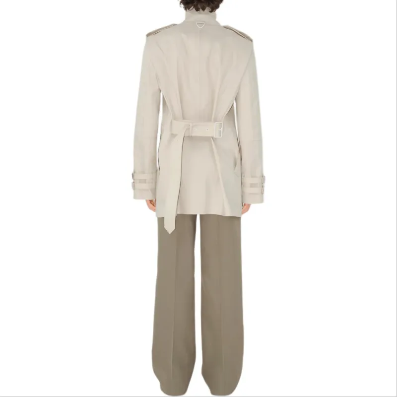 Burberry Cotton Trench Jacket-3