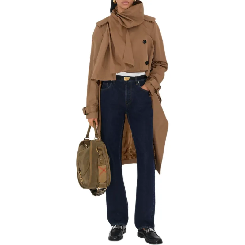 Burberry Trench SS25 Trench Coat Women's Khaki-1