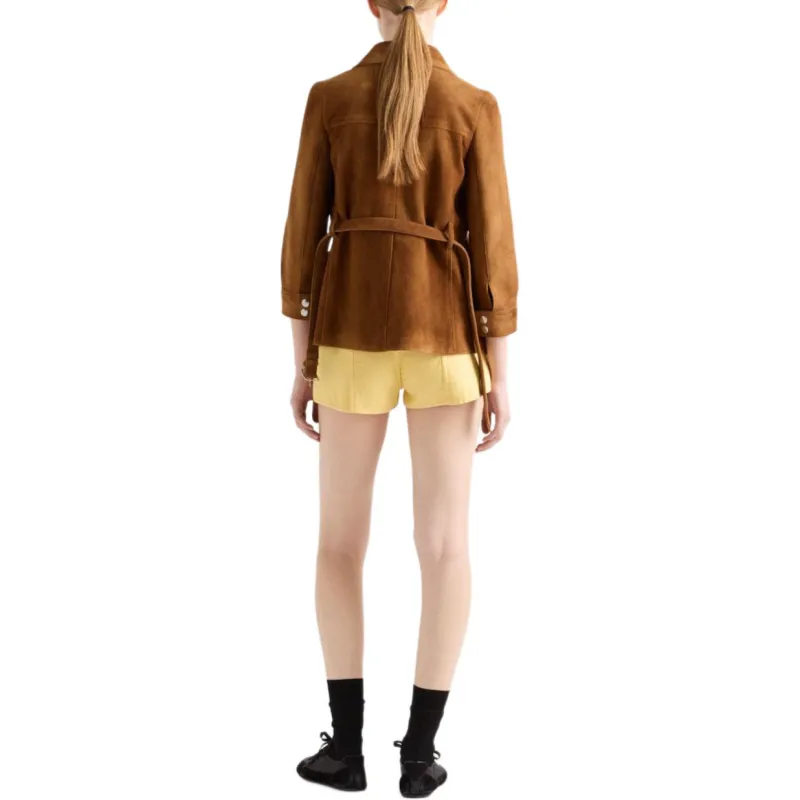 PRADA Casual Shorts Women's Yellow-2