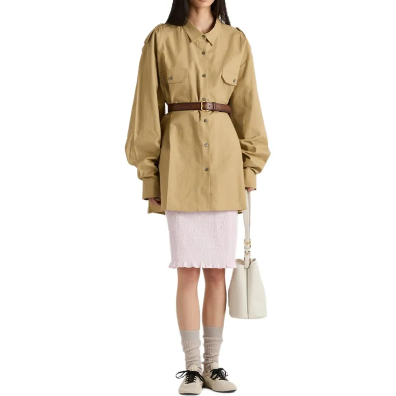 PRADA Oversized Cotton Shirt-1