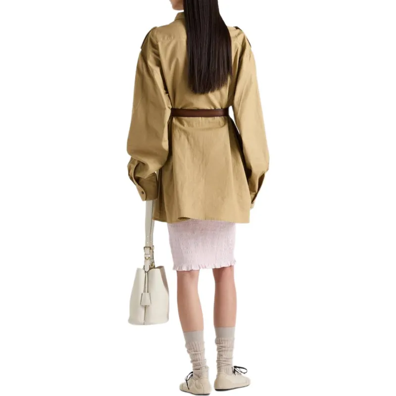 PRADA Oversized Cotton Shirt-2