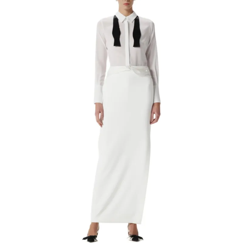 Elisabetta Franchi Bow Tie Shirt-1
