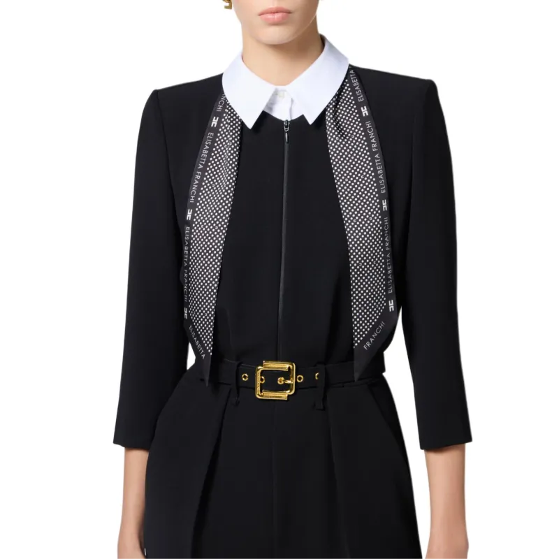 Elisabetta Franchi Scarf detail Jumpsuit-3