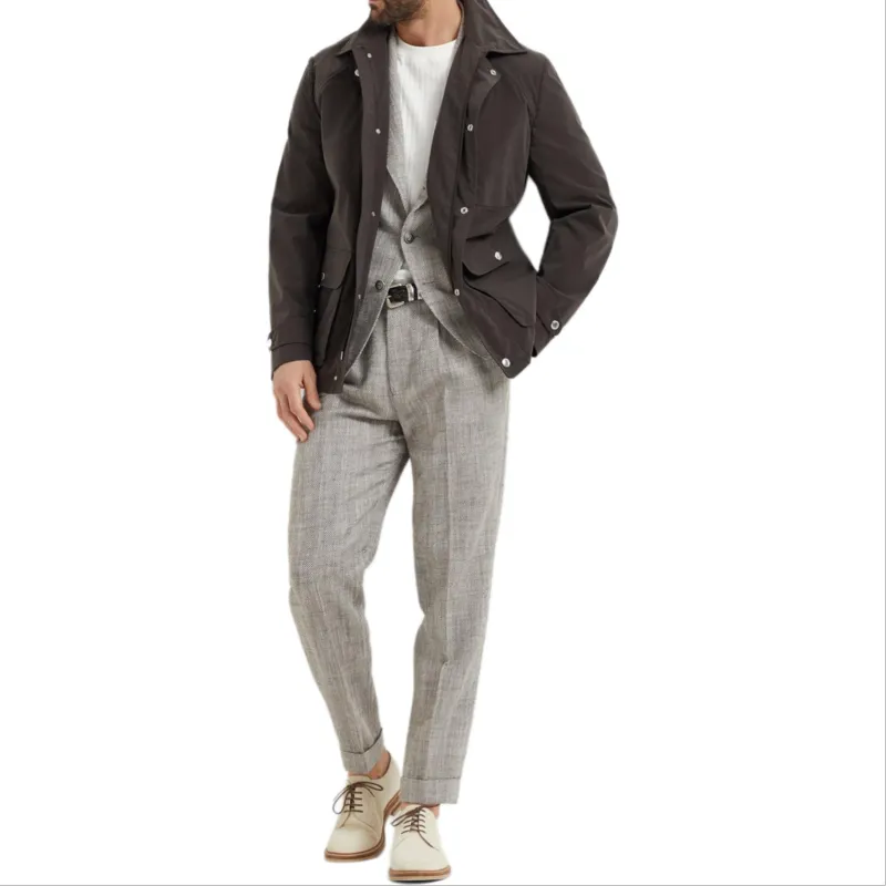 Brunello Cucinelli Tailored Straight Leg Trousers-1