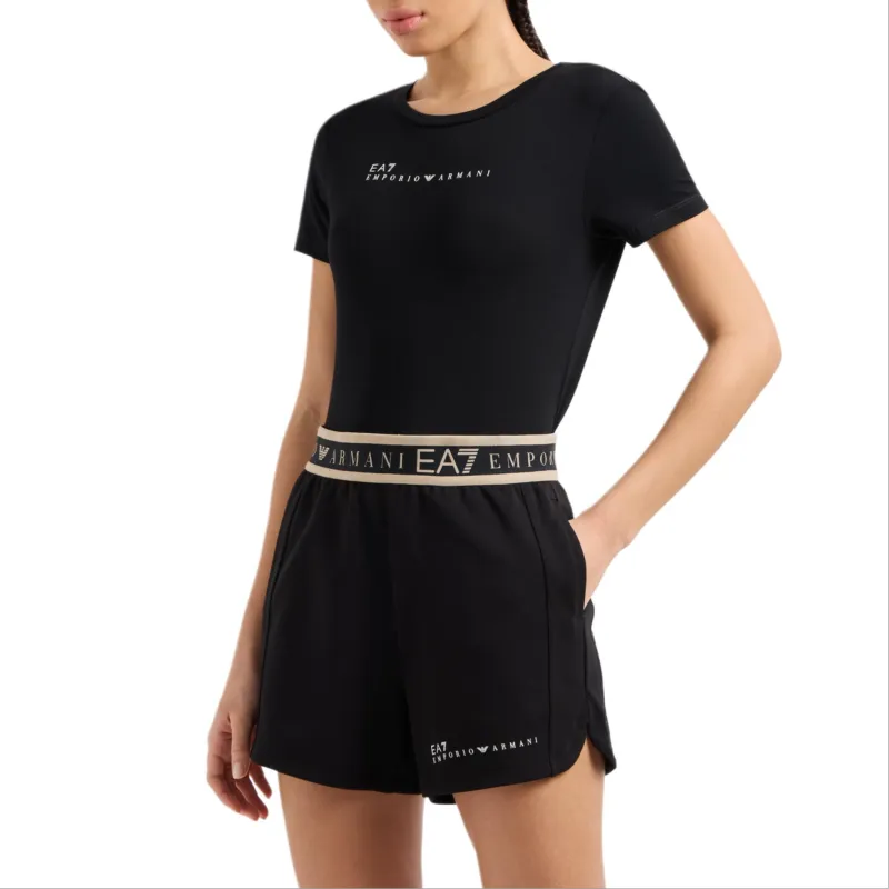EMPORIO ARMANI EA7 Casual Shorts Women's Black-3
