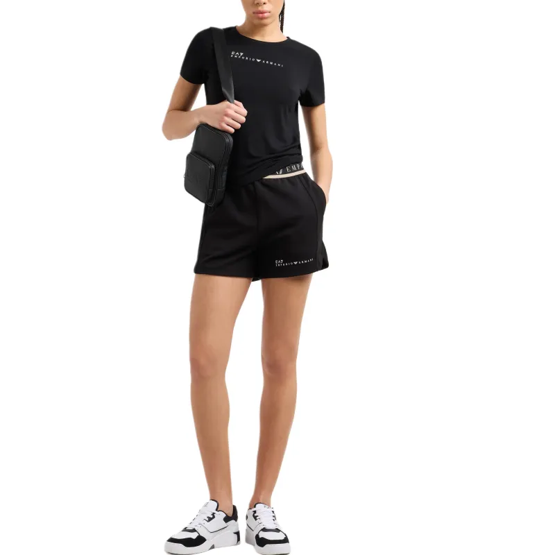EMPORIO ARMANI EA7 Casual Shorts Women's Black-1
