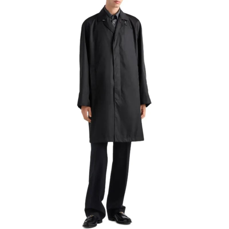 PRADA Long Sleeved Belted Coat-1