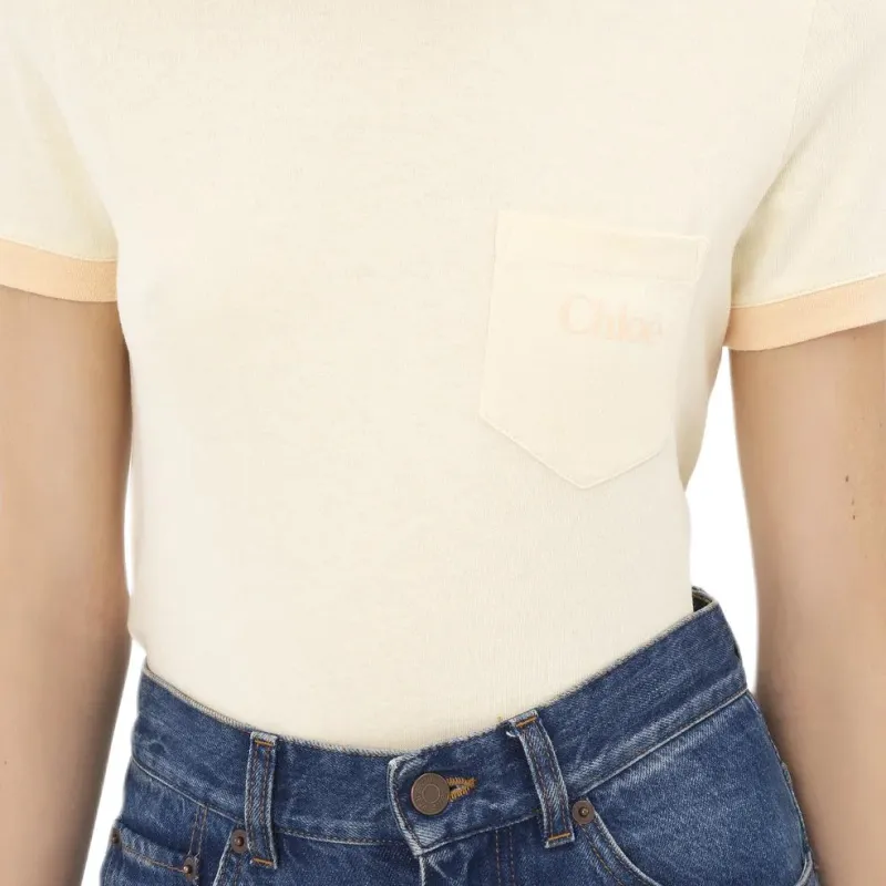 Chloé Logo T shirt-5
