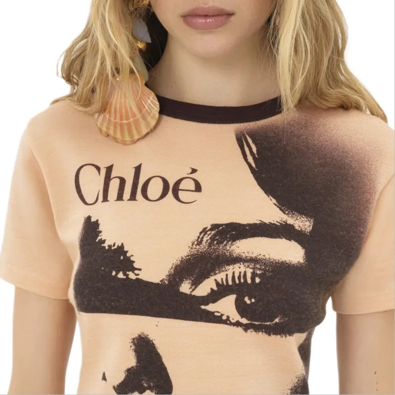 Chloé Graphic print T Shirt-4