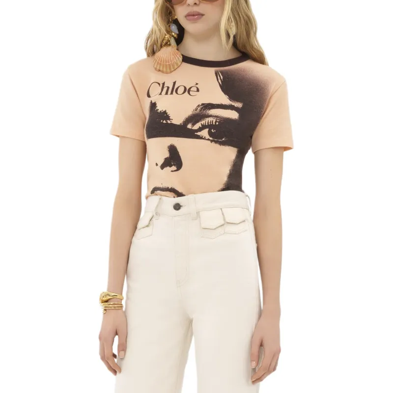 Chloé Graphic print T Shirt-2