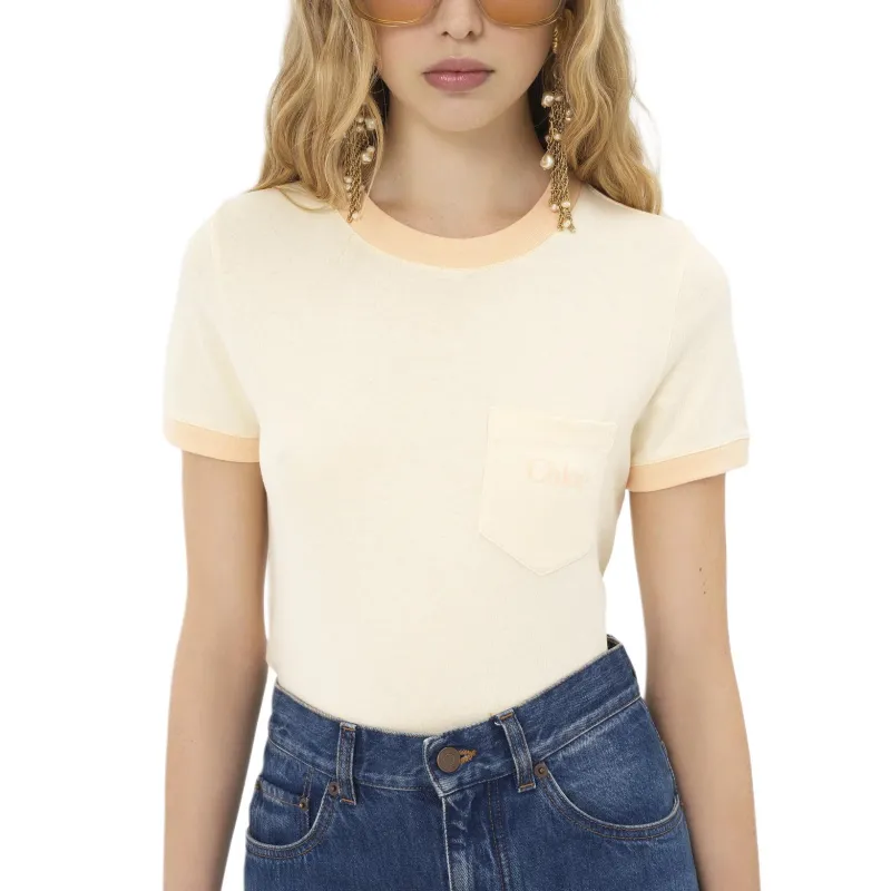 Chloé Logo T shirt-1