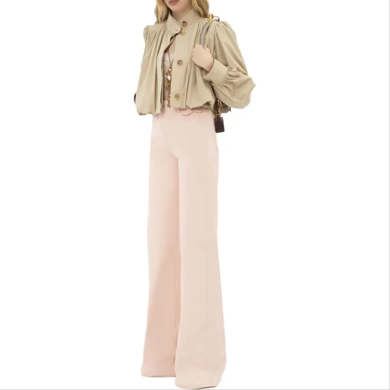 Chloé High Waisted Flared Jeans-1