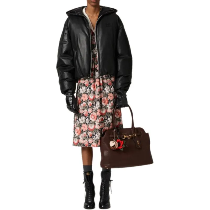MIU MIU Puffer Jacket Women's Black-1