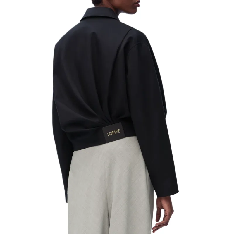 LOEWE Draped Jacket 'Black'-4