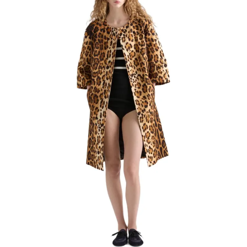 PRADA Animal print Coat-1