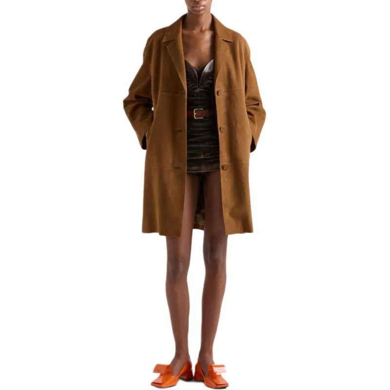 PRADA Coats Women's Khaki-1
